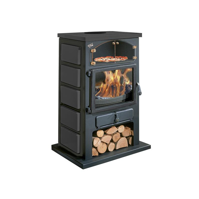 GODIN - Poêle à bois vintage 350104PEINTANTH