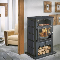 GODIN - Poêle à bois vintage 350104PEINTANTH
