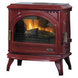 GODIN - Poêle à bois vintage 366102PRUNE