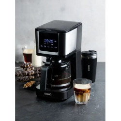 CAFETIÈRE DO733K 1,25L 10 TASSES MUG 400ML COMMANDES TACTILES/ÉCRAN LED FILTRE PERMANENT