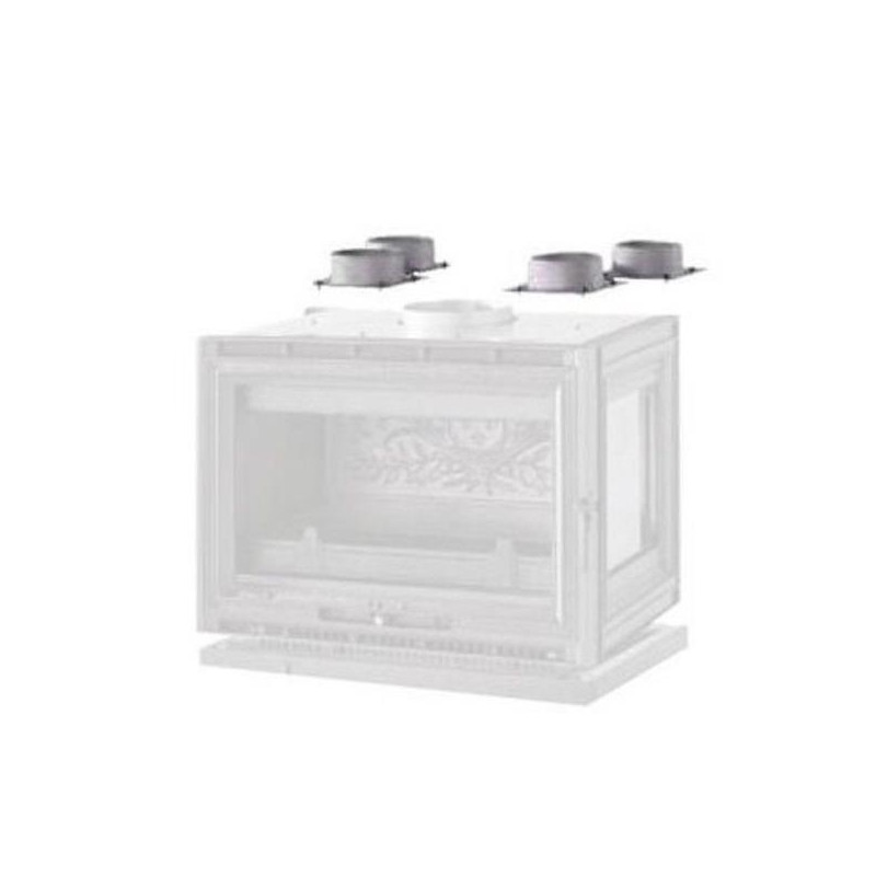 SUPRA - Insert - Foyer à bois options et accessoires - 4BUSESDIAM125MM