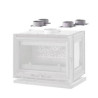 SUPRA - Insert - Foyer à bois options et accessoires - 4BUSESDIAM125MM