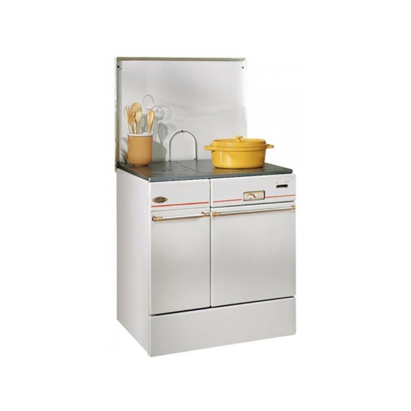 GODIN - Cuisinière à bois 240162BLANCPOLI