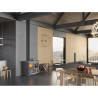 NORDICA - Cuisinière à bois ROSAL5.0ACIERNOIRANTHRACITE