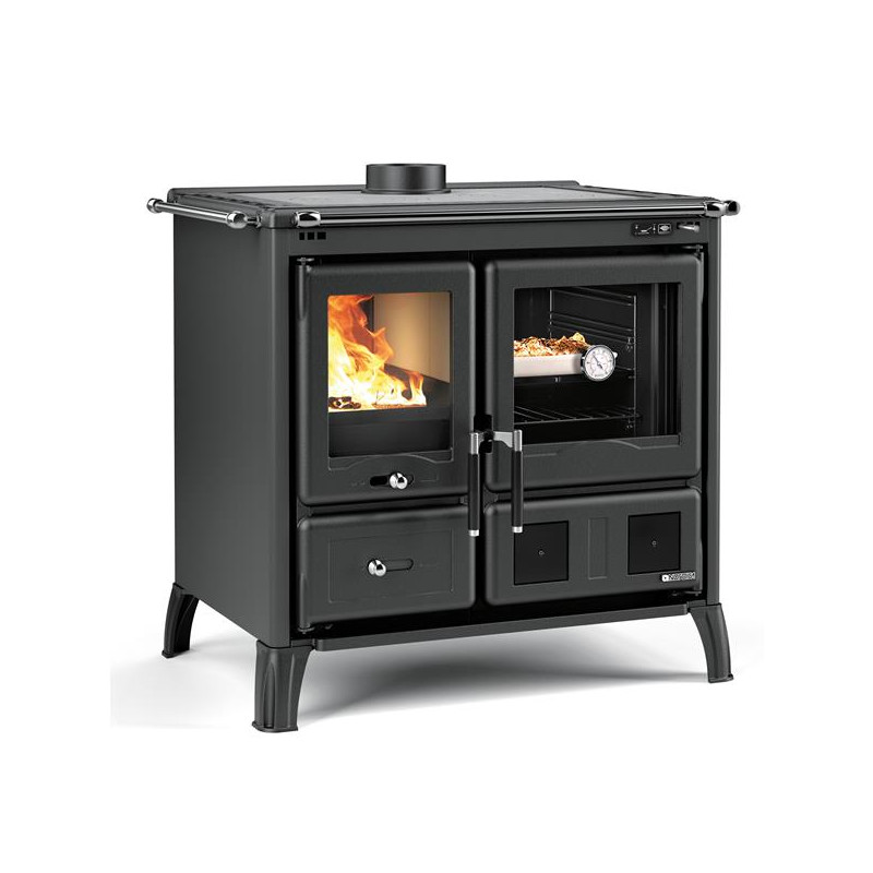 NORDICA - Cuisinière à bois GARDENIA5.0ACIERNOIRANTHRACITE