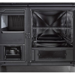 NORDICA - Cuisinière à bois MILLY BORDEAUX
