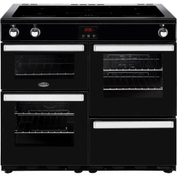 PIANO DE CUISSON COOKCENTRE LARGEUR 100CM INDUCTION NOIR