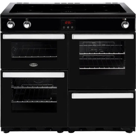 PIANO DE CUISSON COOKCENTRE LARGEUR 100CM INDUCTION NOIR