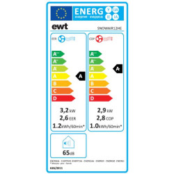 EWT - Climatiseur mobile réversible - SNOWAIR12HE