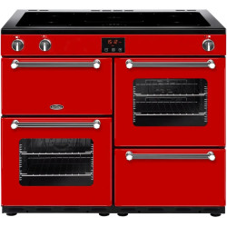 PIANO DE CUISSON KENSINGTON LARGEUR 100CM TABLE DE CUISSON INDUCTION, ROUGE