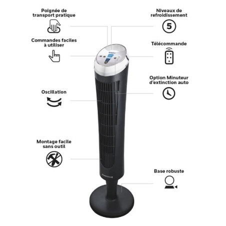 HONEYWELL - Ventilateur colonne - HY254E4