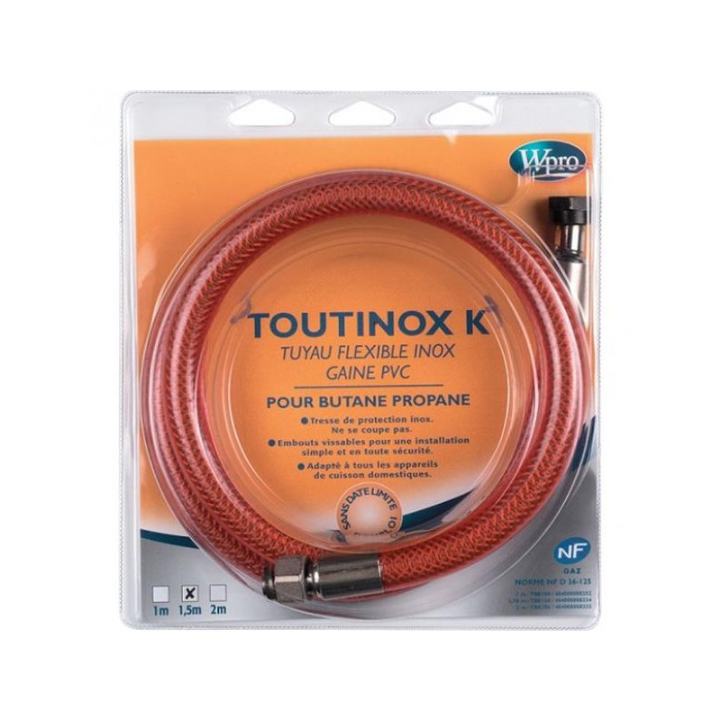 WPRO - Flexible de gaz TOUTINOX TBE150