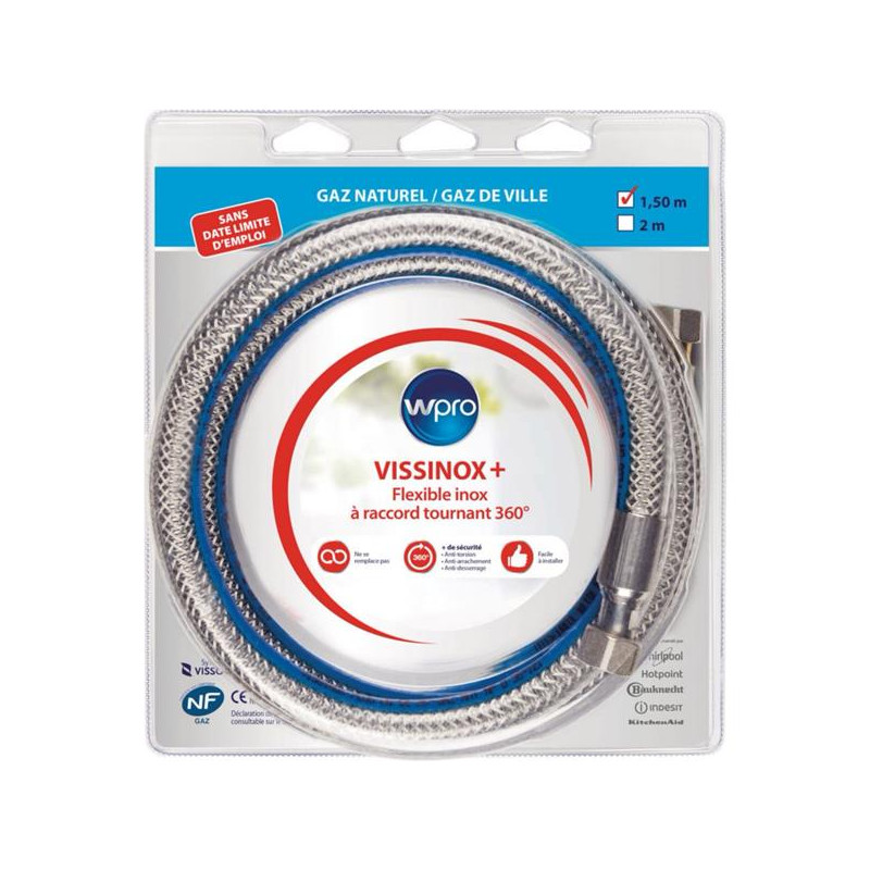 WPRO - Flexible gaz VISSINOX+ TNV150