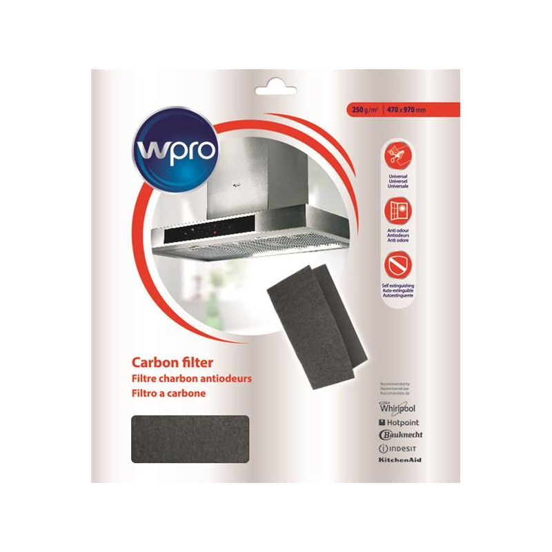 WPRO - Filtre de hotte UCF017