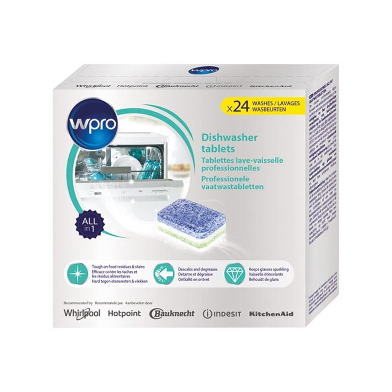 WPRO - Tablettes lave-vaisselle TAB100