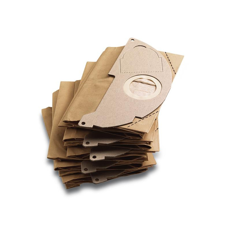 KARCHER - Sachets filtre (x5) papier pour aspirateur WD2 - 6.904-322.0
