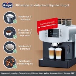 DURGOL - Détartrant machines expresso - DU409