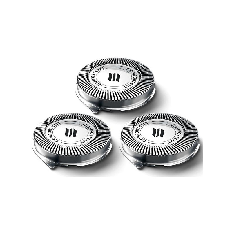 PHILIPS - Blister de 3 têtes pour rasoirs de la série 1000 et 3000 - SH30.50