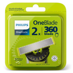 PHILIPS - Lot de 2 lames rasoir pour rasoir tondeuse OneBlade - QP420.50