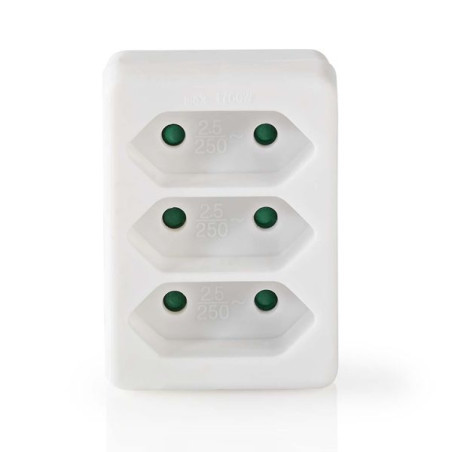 NEDIS - Bloc 3 prises - PSSPL300C1WT