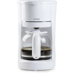 CAFETIÈRE BLANCHE DO730K 900W 1,5L 12 TASSES PORTE-FILTRE AMOVIBLE ARRÊT AUTOMATIQUE