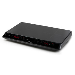 RÉCHAUD INDUCTION 2 FOYERS 3500W NOIR