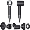 SÈCHE-CHEVEUX SUPERSONIC 1600W NOIR/NICKEL CONCENTRATEUR/DIFFUSEUR/2 EMBOUTS