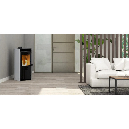 POELE PELLETS  ECOFOREST 20915 VIGO III BLANC