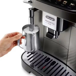 MACHINE À CAFÉ AVEC BROYEUR 15 BARS 1450W RÉSERVOIR 1,8L TITANIUM/NOIR