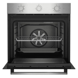 FOUR MULTIFONCTIONS ÉMAIL LISSE 66L INOX/NOIR