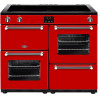 PIANO DE CUISSON KENSINGTON LARGEUR 100CM TABLE DE CUISSON INDUCTION, ROUGE