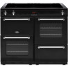 PIANO DE CUISSON KENSINGTON LARGEUR 100CM INDUCTION NOIR