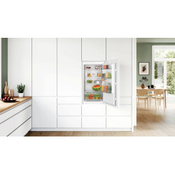 RÉFRIGÉRATEUR INTÉGRABLE 1 PORTE TOUT UTILE 165L CLASSE E NICHE 102?5CM GLISSIÈRES