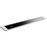 HOTTE DE PLAN DE TRAVAIL TÉLESCOPIQUE LARGEUR 90CM VERRE NOIR/INOX