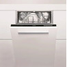 LAVE-VAISSELLE TOUT INTÉGRABLE LARGEUR 45CM 10 COUVERTS 47DB CLASSE E