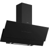 HOTTE MURALE INCLINÉE 90CM 594M3/H GESTURE CONTROL CLASSE A++ FILTRES À CHARBON INCLUS