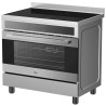 PIANO DE CUISSON 4 FOYERS INDUCTION FOUR MULTIFONCTIONS CATALYSE 108L LARGEUR 90CM INOX
