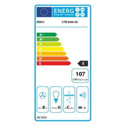 HOTTE 60CM BEKO CTB6250XH