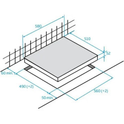 TABLE IND BEKO HII64200MT