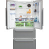 RÉFRIGÉRATEUR 2 PORTES+2 TIROIRS 387+152L INOX