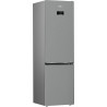 RÉFRIGÉRATEUR COMBINÉ 340+135L CLASSE D 187X70CM MÉTAL BROSSÉ