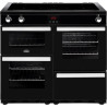 PIANO DE CUISSON COOKCENTRE LARGEUR 100CM INDUCTION NOIR
