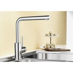 MITIGEUR BLANCO MILA CHROME