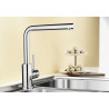 MITIGEUR BLANCO MILA CHROME