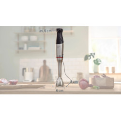 MIXEUR PLONGEANT ERGOMASTER SÉRIE 6 1200W NOIR/INOX