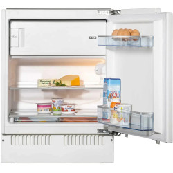 RÉFRIGÉRATEUR INTÉGRABLE SOUS PLAN 1 PORTE 95+16L CLASSE E NICHE 82CM PANTOGRAPHES