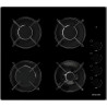 TABLE DE CUISSON GAZ BPG3400B VERRE NOIR