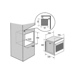 FOUR MULTIFONCTIONS PYROLYSE 73L CLASSE A+ NOIR