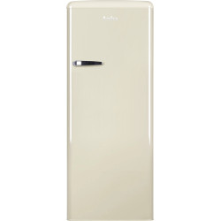 RÉFRIGÉRATEUR 1 PORTE 194+24L CLASSE E VINTAGE CRÈME