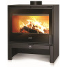 POÊLE À BOIS LEMAN 8kW ACIER NOIR